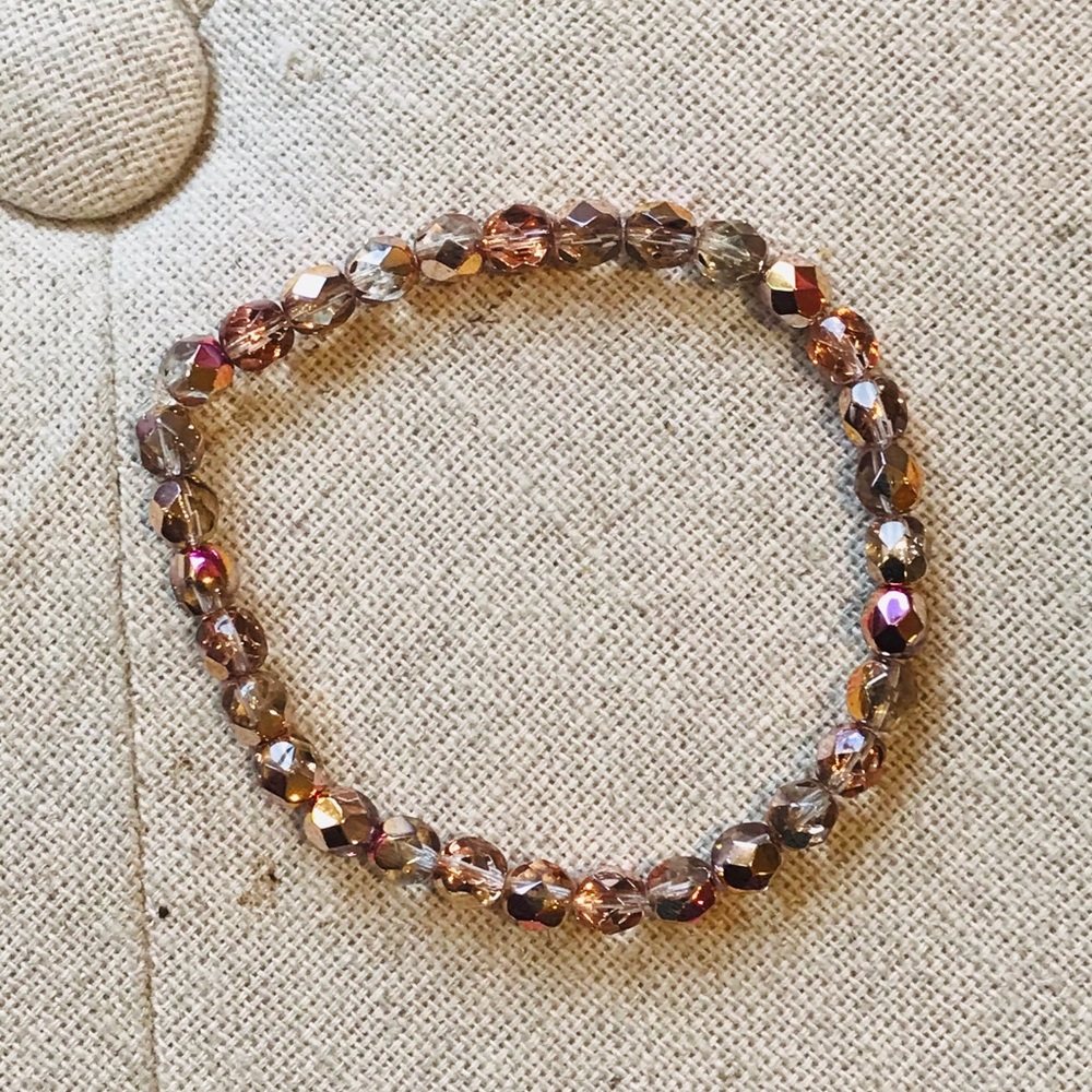 Handmade Stretchy Bracelet for max 7” wrist